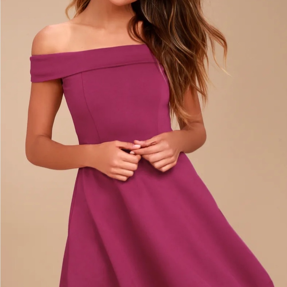 Off-Shoulder Homecoming Dress
